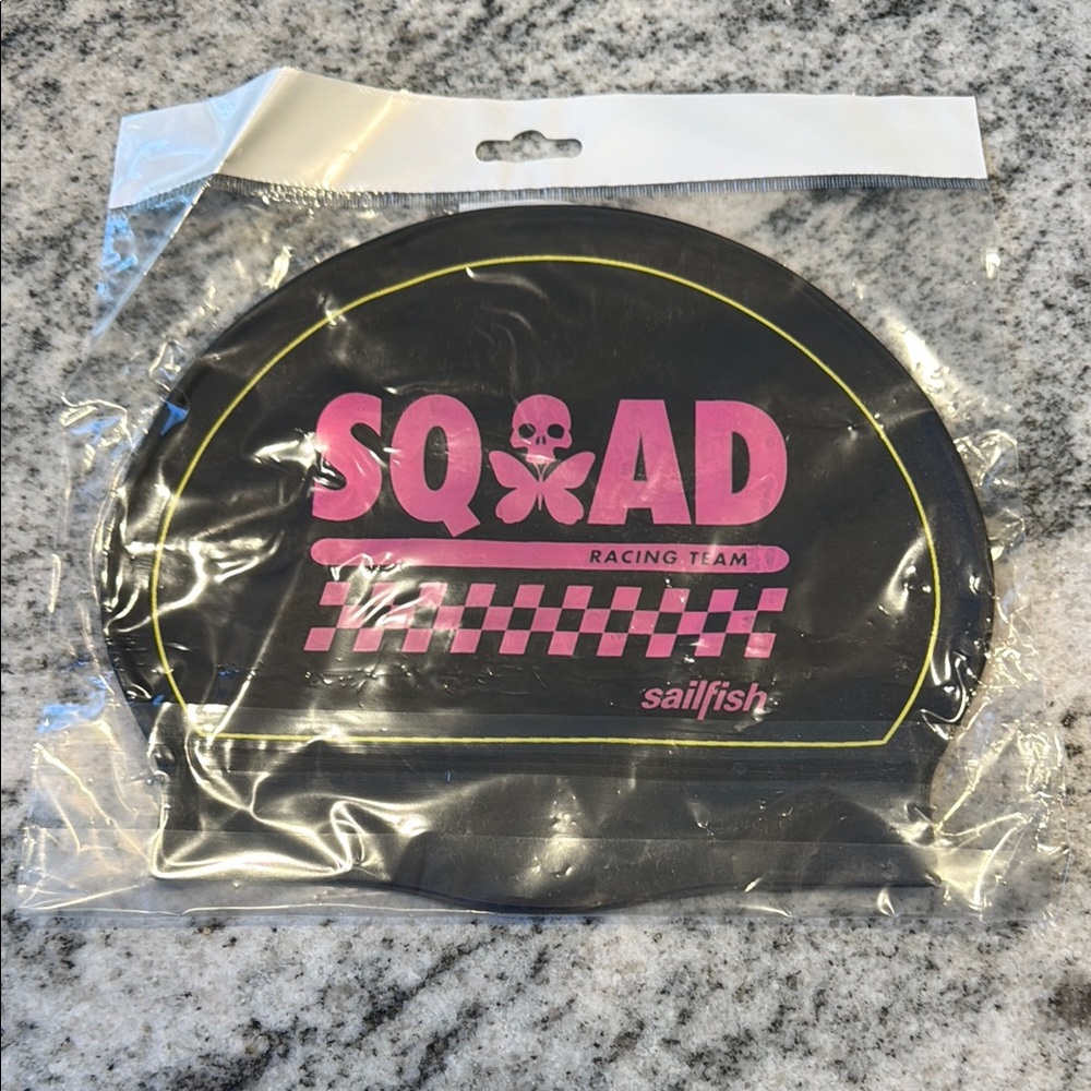 Betty Designs & Sailfish Squad Racing Team Swim Cap